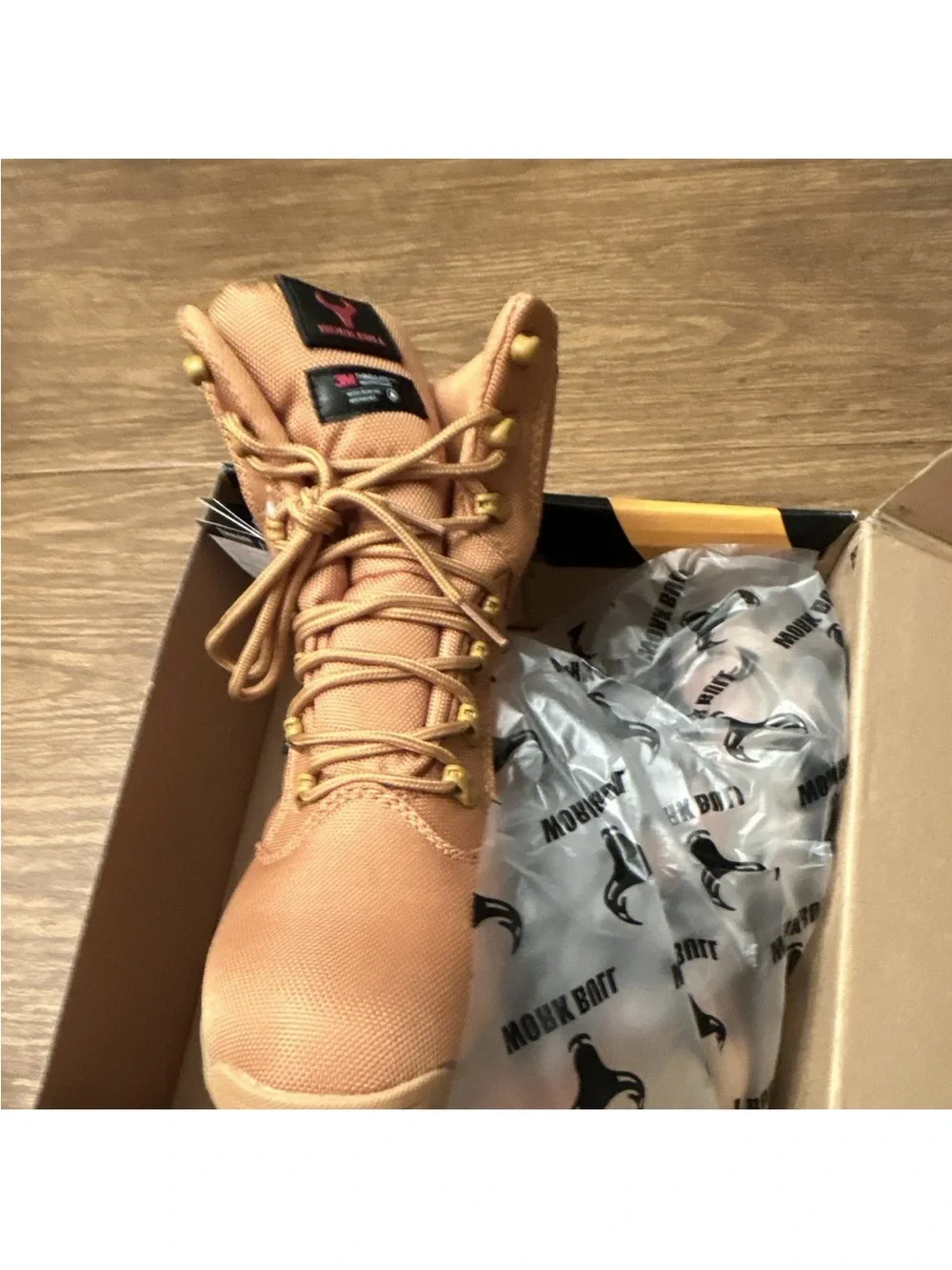 Men's Tactical Boot in Wheat Tan - Rugged Lace-Up Ankle Support